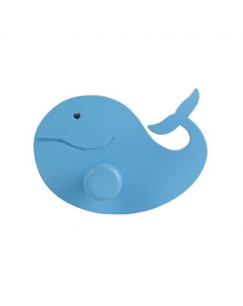 WALL HOOK DOLPHIN TURQUOISE